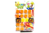 Toy Stamper Play Set On Pvc Blister Card - Min Order - 10 Units