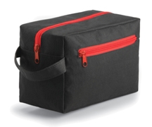 Compact Toiletry Bag - Available in Blue, Black or Red