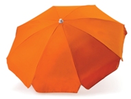 8 Panel Beach Umbrella-Orange