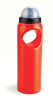 Fan Bottle with Stress Ball - Red