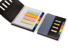 Spiral Notebook with sticky notes & flags  - Available in variou