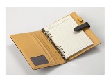 Notebook with magnetic closure
