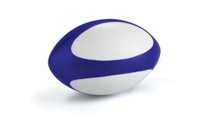 Fan Bottle Rugby Stress Ball-Blue/White