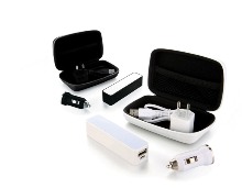 USB Travel Set  - Available in: Black or White