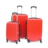 3 Pc Luggae Trolley Set- Avail in Red, Silver, Black or Navy