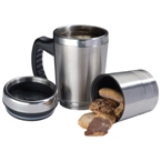 2-in1 Thermal mug: 400ml mug with screw on "dry" compartment (20