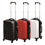 Hard shell luggage trolley - carry-on size.