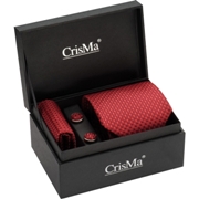 Executive Gents gift set with a silk tie, pocket handkerchief an