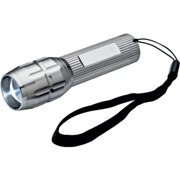 Metal torch with adjustable bright LED technique.