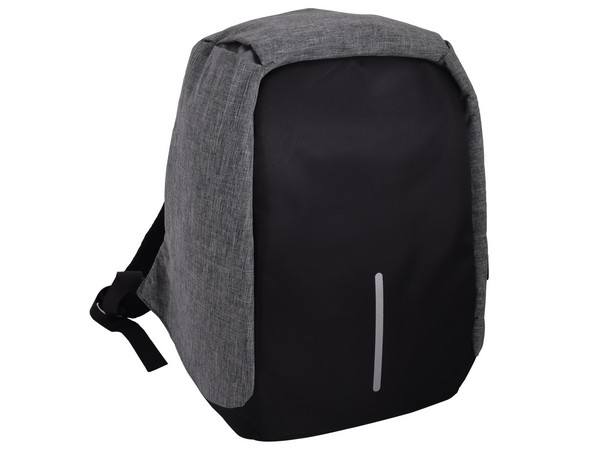 Flash Anti-Theft Laptop Backpack - Grey/Black