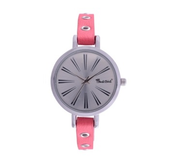Confetti Silver and Pink Watch