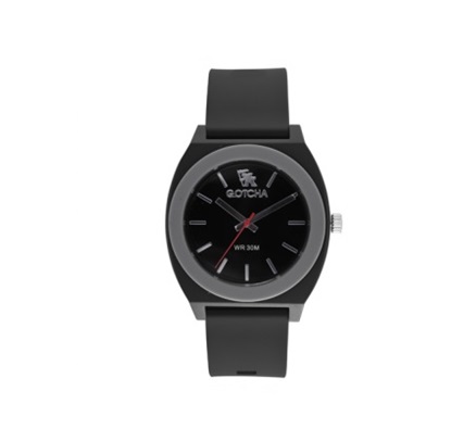Anlg 50M-WR Black/Grey Gnts Rnd Watch