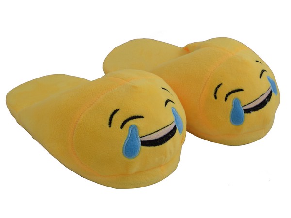 Emoji Slippers - Large (Size: 8-11)