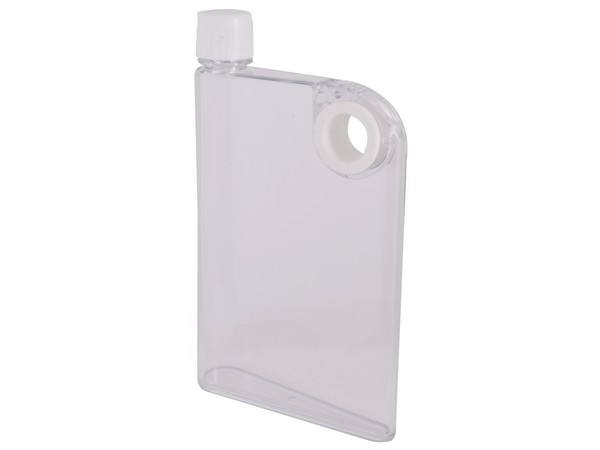 Flat Waterbottle 380ml - Avail in Clear or Charcoal