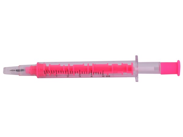 Syringe Gel Pen - Avail in Pink or Blue
