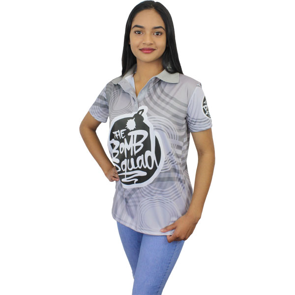 Custom Golf Shirt - Women - Can take a full colour print