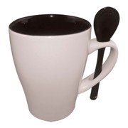 Mug and spoon - Available in many colors