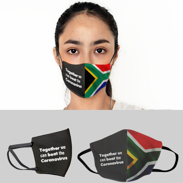 SA Flag 3 layer Beak Mask - Ladies (Min 100 units)