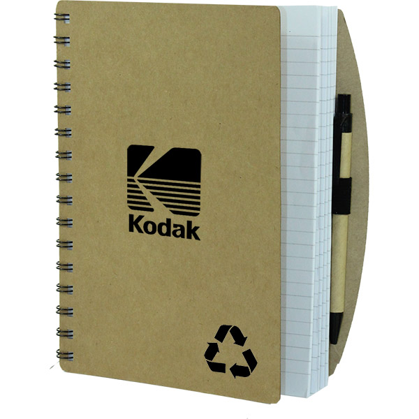 Harmony A5 Eco Notebook with custom branded pages