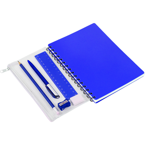 PVC Notebook with pencil case