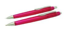 Vallon Pen and pencil set pink