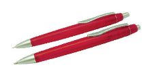 Vallon Pen and pencil set red