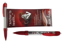 Tiago banner pen - Available in many colors