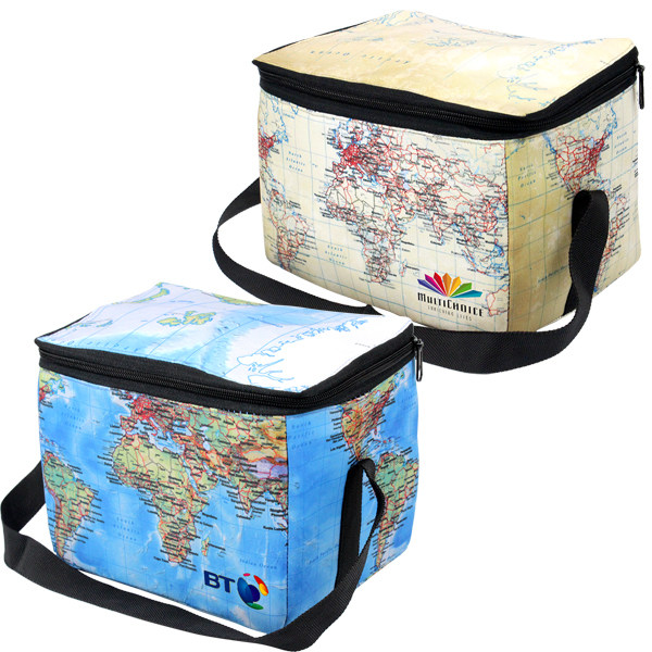 World Map 6 can cooler