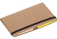 Name Card Holder Sticky Notes - Available: black, natural