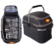 Midlands Picnic Basket And Cooler - Avail in: Grey