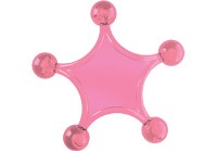 Star Massager - Available: blue, clear, pink