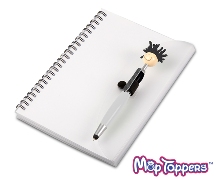 Moptopper A5 Notebook And Pen Black