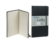 Journal with elastic closure; lined cream paper; 232 pages.