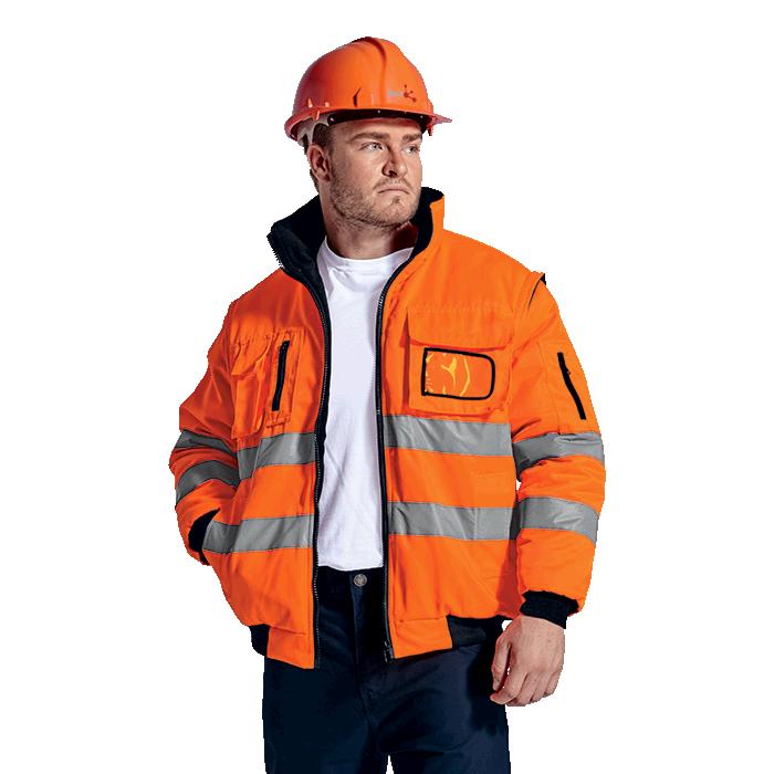 Barricade Jacket - Available in: Black, Navy, Safety Orange or S
