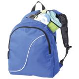 Wave Design Backpack - Black, Navy, Blue, Bottle Green or Red