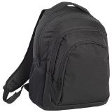 Large Three Compartment Backpack - Black, Grey or Navy