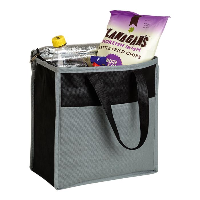 16 Can Cooler With Front Pocket - Non-Woven