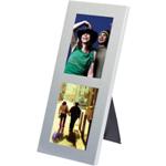 2 in 1 Aluminium Photo Frame - Available in: Silver