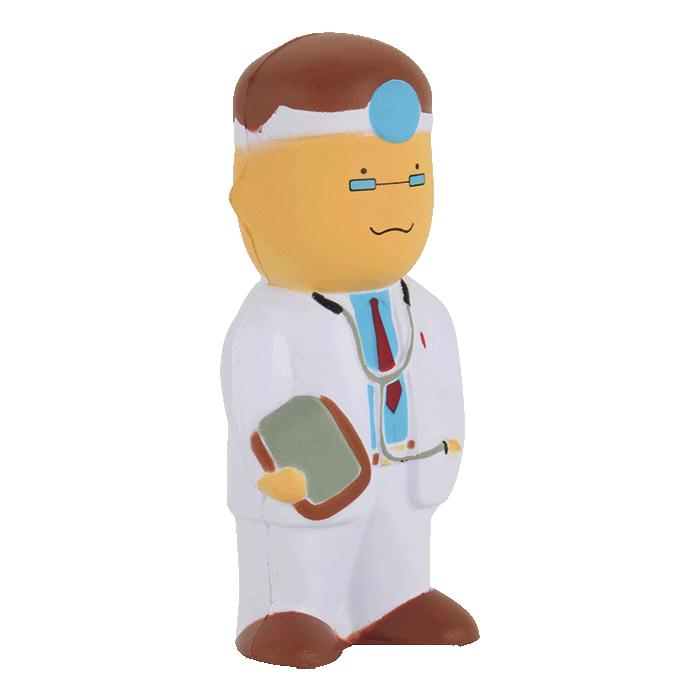 Doctor Shaped Stress Ball - Avail in: Neutral