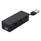 Compact 4-Port 2.0v USB Hub