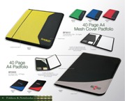 Colourful Mesh Folio - 40 Pages - Red