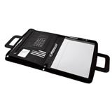 Zippered Binder With Extending Carry Handle - Black