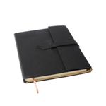 Executive A4 Notebook with Strap - Available in: Black
