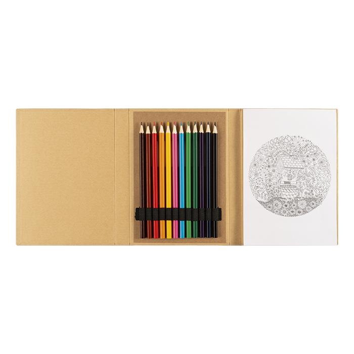 A5 Notebook With Colouring In Set - Avail in: Brown