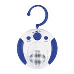 Shower Radio with Hanger - Available in: White/Blue
