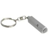 Mini Triangular LED Keychain Light - Silver, Blue or Gunmetal