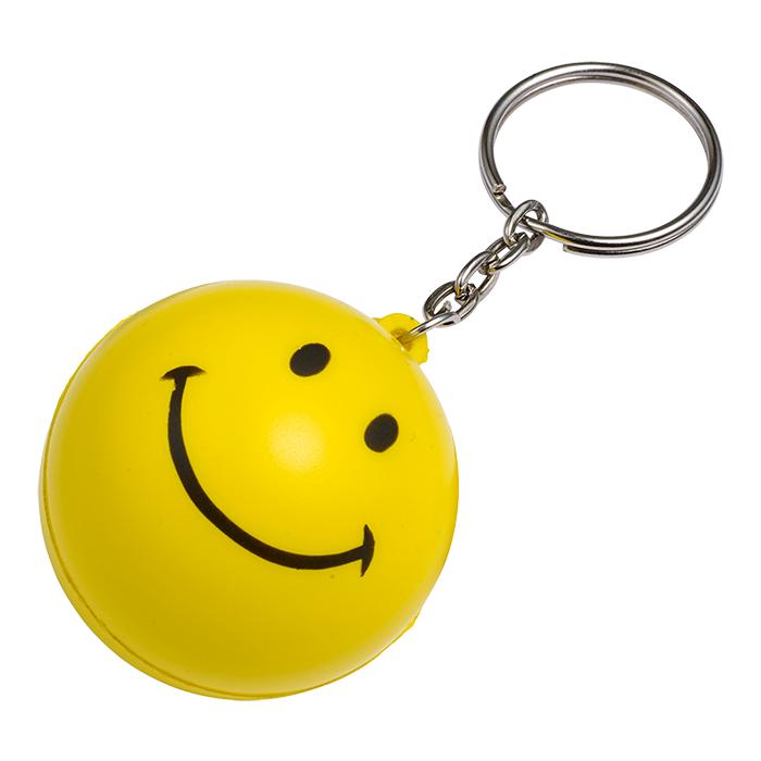 Smile Stress Ball Keychain
