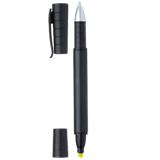 Metallic Ballpoint and Highlighter Combo Pen