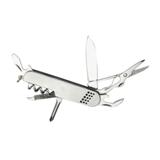 10 Function Stainless Pocket Knife - Silver
