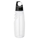 700ml Water Bottle with Carabiner Lid - Clear